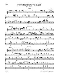 Missa brevis in F major (Hob XXII:1) (Wind Set)