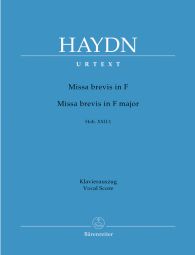Missa brevis in F major (Hob XXII:1) (Vocal Score)