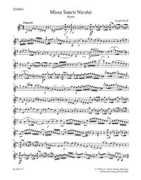 Missa Sancti Nicolai (St Nicholas Mass) (Hob.XXII:6) (Violin I)