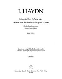 Mass in E-flat major (Great Organ Mass) (Hob.XXII:4) (Violin I)