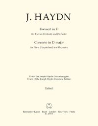 Concerto for Piano in D major (Hob.XVIII:11) (Violin I)