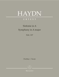 Symphony No.87 in A major (Hob.I:87) (Full Score)