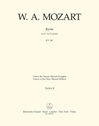 Kyrie in D minor (K.341) (Violin II)