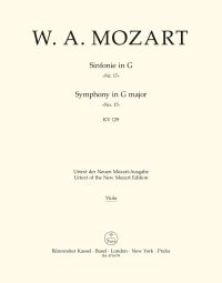 Symphony No.17 in G major (K.129) (Viola)