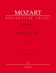Symphony No.18 in F major (K.130) (Full Score)