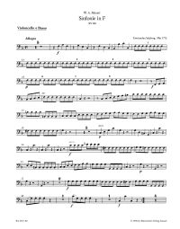 Symphony No.18 in F major (K.130) (Cello/Bass)