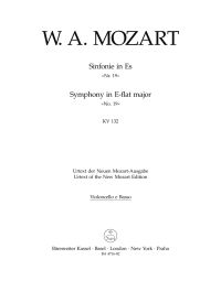 Symphony No.19 in E-flat major (K.132) (Cello/Bass)