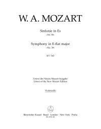 Symphony No.39 in E-flat major (K.543) (Cello)