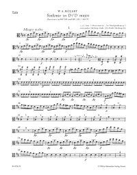 Symphony in D major (K.196/K.121) Overture to La finta giardiniera (Viola)