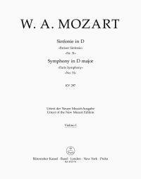 Symphony No.31 in D major (K.297) (Paris) (Violin I)