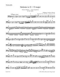Symphony No.31 in D major (K.297) (Paris) (Cello)