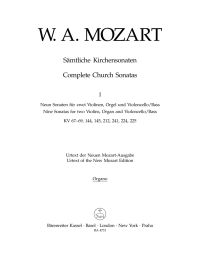 Complete Church Sonatas: Volume 1 (Organ)