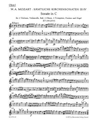 Church Sonatas Vol 3/4 (K.278, 329) (Wind Set)