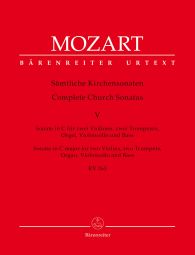 Church Sonatas Volume 5 (K.263) (Score & Parts)
