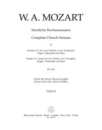 Church Sonatas Volume 5 (K.263) (Violin II)
