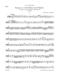 Concerto for Piano No.23 in A major (K.488) (Bass)
