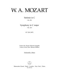 Symphony No.28 in C major (K.200) (Cello/Bass)