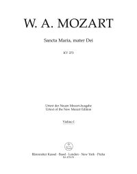 Sancta Maria, mater Dei (K.273) (Violin I)