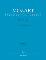 Tantum ergo in D major (K.197) (Vocal Score)