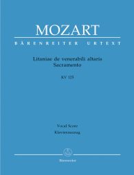 Litaniae de venerabili altaris sacramento in B-flat major (K.125) (Vocal Score)