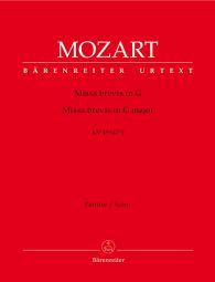 Missa brevis in G major (K.49) (Full Score)