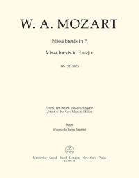 Missa brevis in F major (K.192) (Cello/Bass/Bassoon)