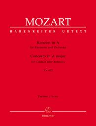 Concerto for Clarinet in A major (K.622) (Full Score)