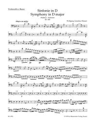 Symphony No.35 in D major (K.385) (Haffner) (Cello/Bass)
