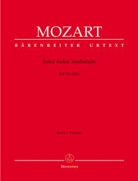 Inter natos mulierum (K.72) (Full Score)