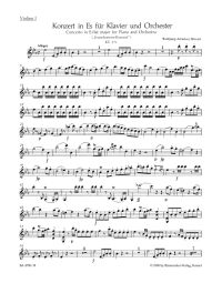 Concerto for Piano No.9 in E-flat major (K.271) (Jeunehomme) (Violin I)