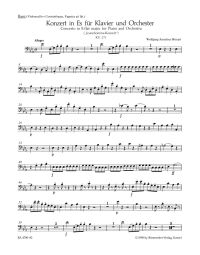 Concerto for Piano No.9 in E-flat major (K.271) (Jeunehomme) (Cello/Bass)