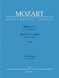 Missa in C major (K.66) (Dominicus Mass) (Vocal Score)