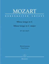 Missa longa in C major (K.262) (Vocal Score)