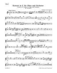 Concerto for Oboe in C major (K.314) (Wind Set)