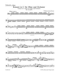 Concerto for Oboe in C major (K.314) (Cello/Bass)