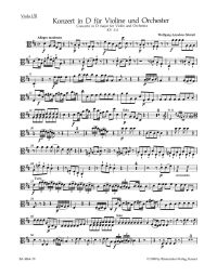Concerto for Violin No.2 in D major (K.211) (Viola I/II)