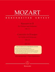 Concerto for Violin No.2 in D major (K.211) (Violin & Piano)