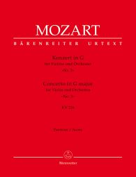Concerto for Violin No.3 in G major (K.216) (Full Score)