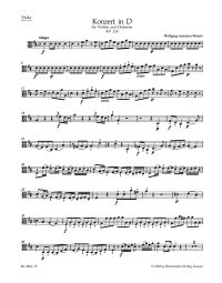 Concerto for Violin No.4 in D major (K.218) (Viola)