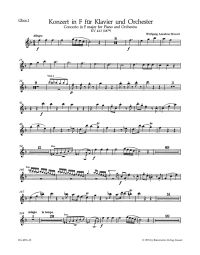 Concerto for Piano No.11 in F major (K.413) (Wind Set)