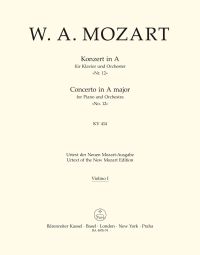 Concerto for Piano No.12 in A major (K.414) (Violin I)