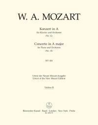 Concerto for Piano No.12 in A major (K.414) (Violin II)