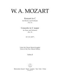 Concerto for Piano No.13 in C major (K.415) (Violin II)