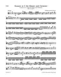 Concerto for Piano No.13 in C major (K.415) (Viola)