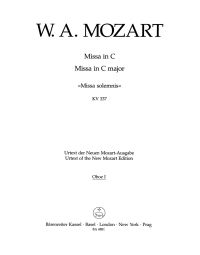 Missa in C major (K.337) (Missa solemnis) (Wind Set)