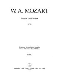 Scande coeli limina (K.34) (Violin I)