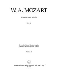 Scande coeli limina (K.34) (Violin II)