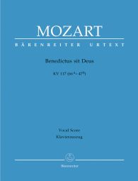 Benedictus sit Deus (K.117) (Vocal Score)