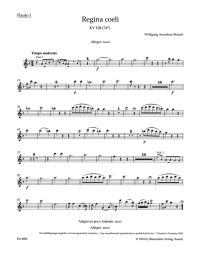 Regina coeli in C major (K.108) (Wind Set)