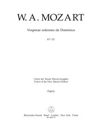 Vesperae solennes de Dominica (K.321) (Organ)